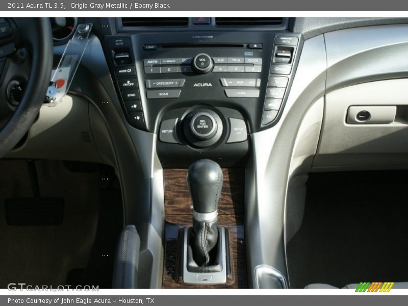 Grigio Gray Metallic / Ebony Black 2011 Acura TL 3.5