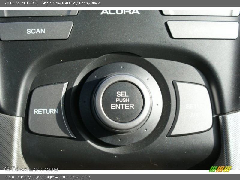 Grigio Gray Metallic / Ebony Black 2011 Acura TL 3.5