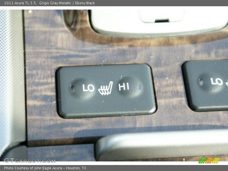 Grigio Gray Metallic / Ebony Black 2011 Acura TL 3.5