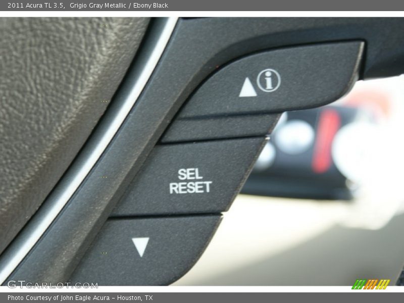 Grigio Gray Metallic / Ebony Black 2011 Acura TL 3.5