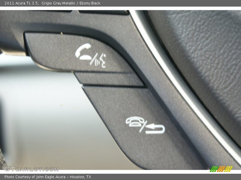 Grigio Gray Metallic / Ebony Black 2011 Acura TL 3.5
