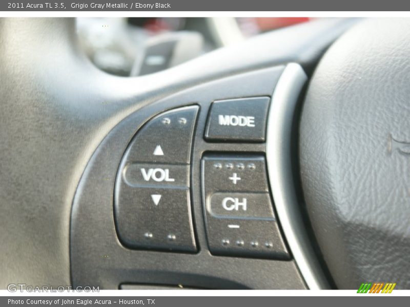 Grigio Gray Metallic / Ebony Black 2011 Acura TL 3.5