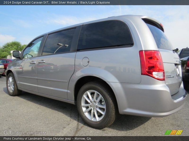 Billet Silver Metallic / Black/Light Graystone 2014 Dodge Grand Caravan SXT