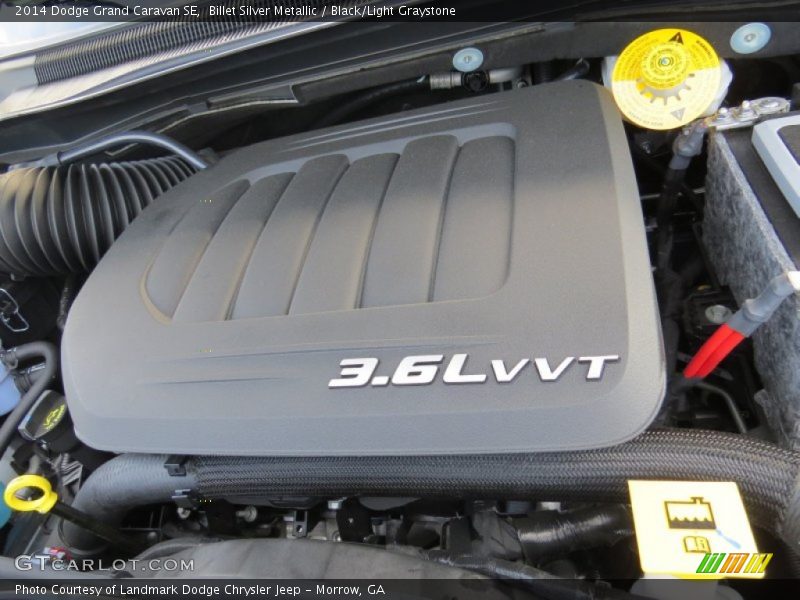 Billet Silver Metallic / Black/Light Graystone 2014 Dodge Grand Caravan SE