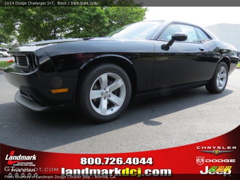 Black / Dark Slate Gray 2014 Dodge Challenger SXT