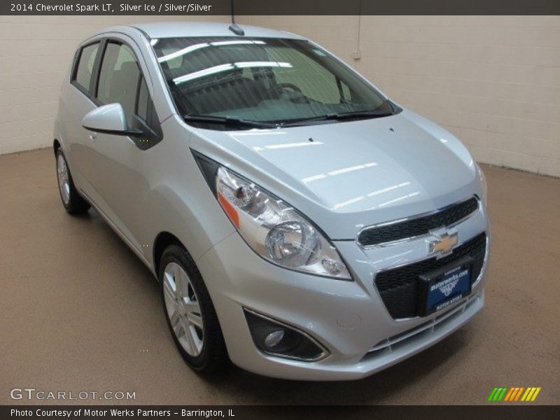 Silver Ice / Silver/Silver 2014 Chevrolet Spark LT