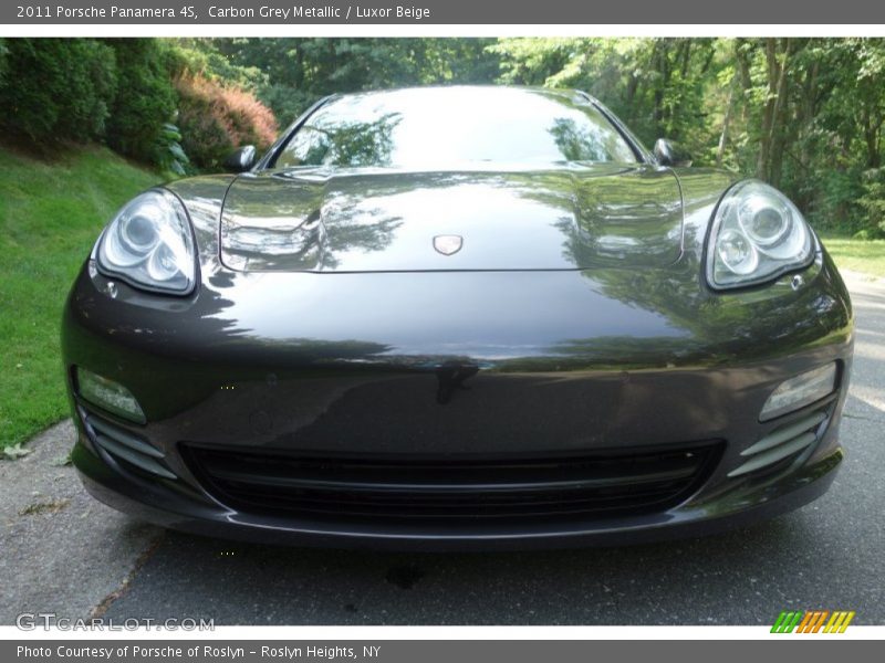 Carbon Grey Metallic / Luxor Beige 2011 Porsche Panamera 4S