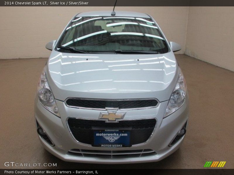 Silver Ice / Silver/Silver 2014 Chevrolet Spark LT