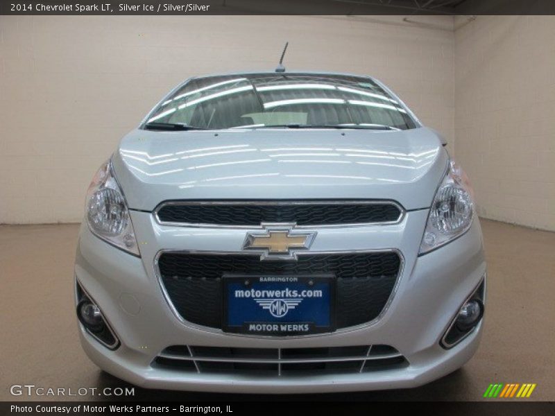 Silver Ice / Silver/Silver 2014 Chevrolet Spark LT