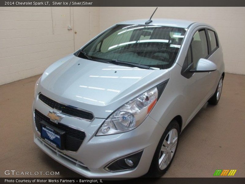 Silver Ice / Silver/Silver 2014 Chevrolet Spark LT