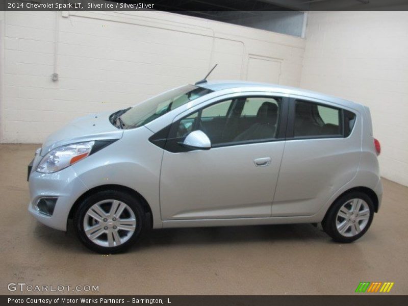 Silver Ice / Silver/Silver 2014 Chevrolet Spark LT