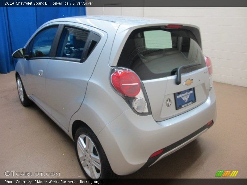 Silver Ice / Silver/Silver 2014 Chevrolet Spark LT
