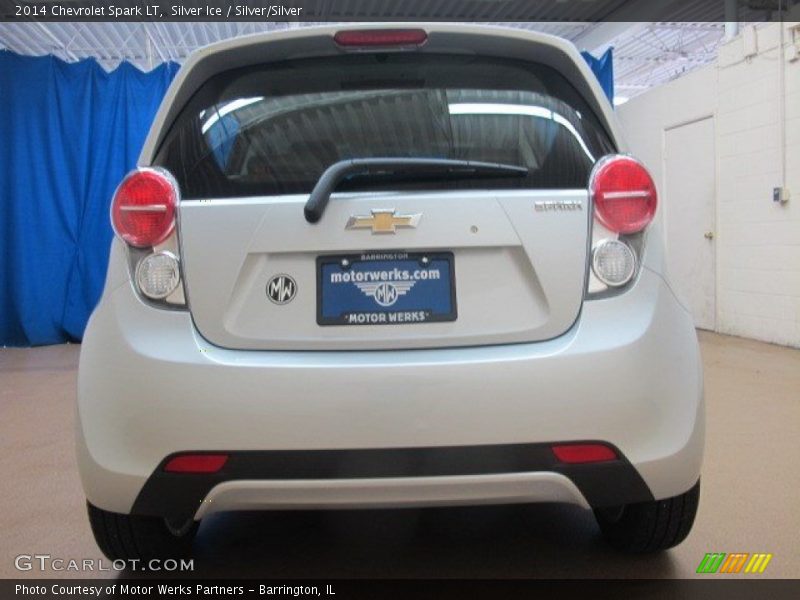 Silver Ice / Silver/Silver 2014 Chevrolet Spark LT