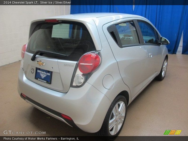 Silver Ice / Silver/Silver 2014 Chevrolet Spark LT