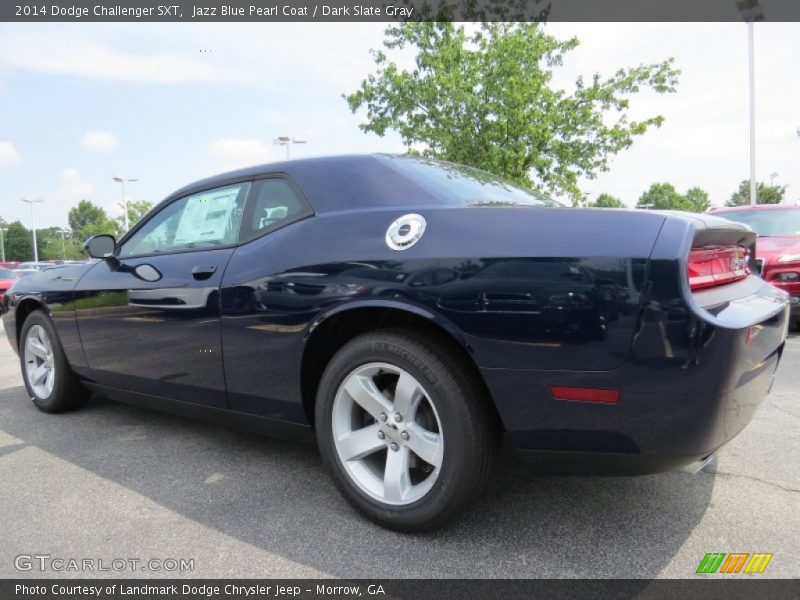 Jazz Blue Pearl Coat / Dark Slate Gray 2014 Dodge Challenger SXT