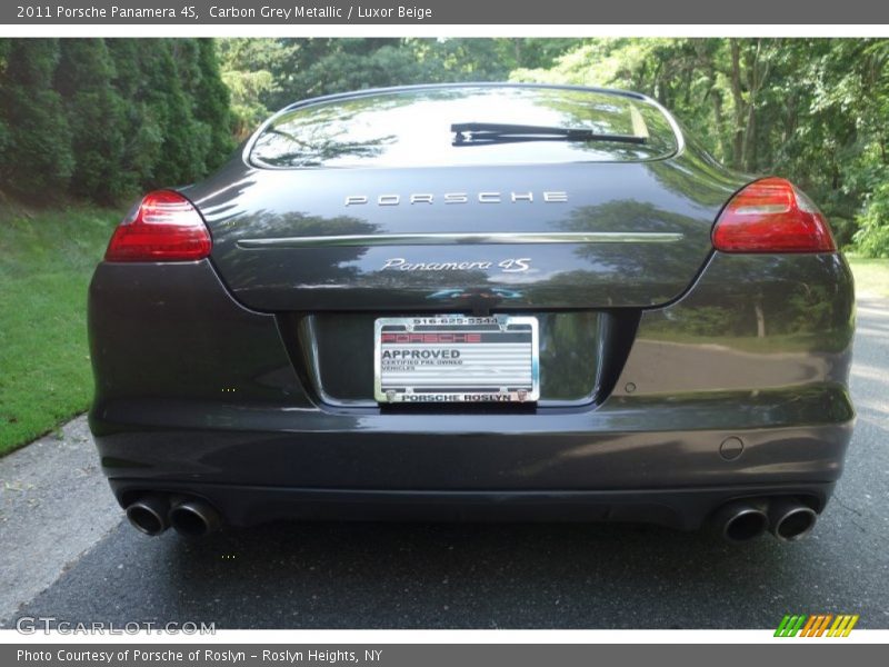 Carbon Grey Metallic / Luxor Beige 2011 Porsche Panamera 4S