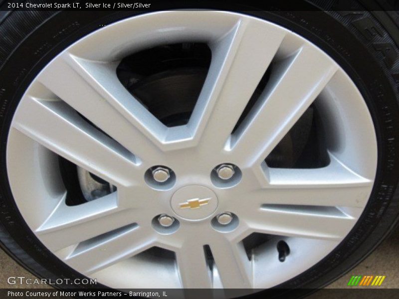 Silver Ice / Silver/Silver 2014 Chevrolet Spark LT