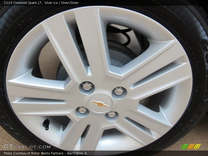 Silver Ice / Silver/Silver 2014 Chevrolet Spark LT