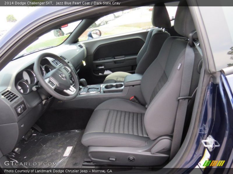 Jazz Blue Pearl Coat / Dark Slate Gray 2014 Dodge Challenger SXT