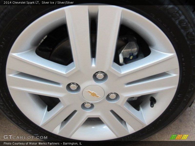 Silver Ice / Silver/Silver 2014 Chevrolet Spark LT