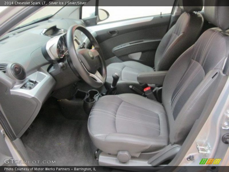 Silver Ice / Silver/Silver 2014 Chevrolet Spark LT