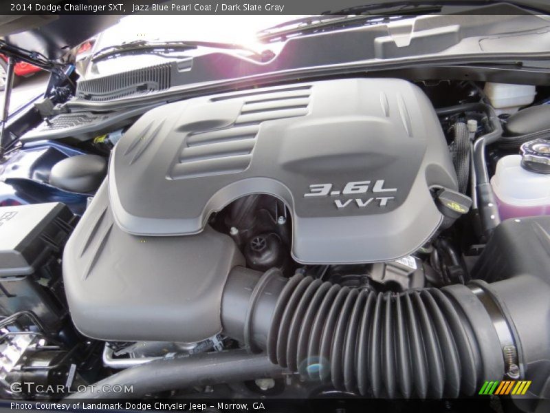 Jazz Blue Pearl Coat / Dark Slate Gray 2014 Dodge Challenger SXT