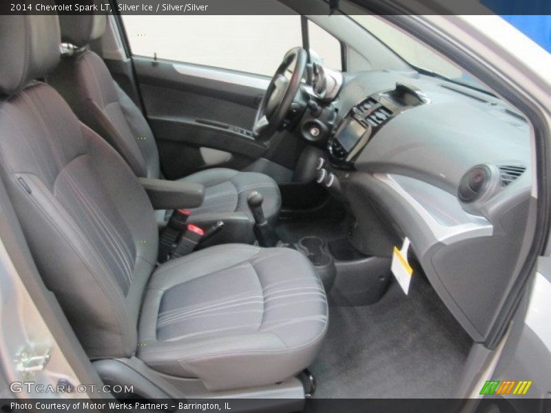 Silver Ice / Silver/Silver 2014 Chevrolet Spark LT