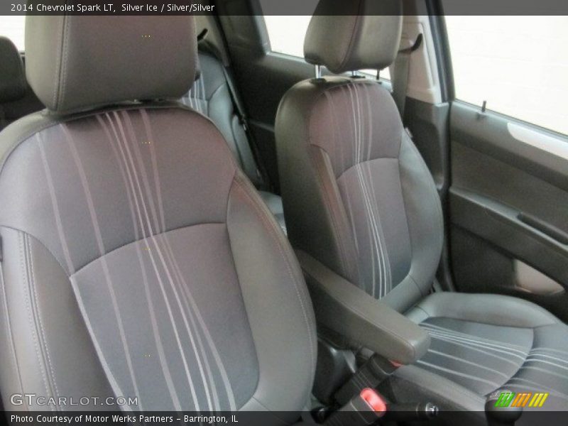 Silver Ice / Silver/Silver 2014 Chevrolet Spark LT