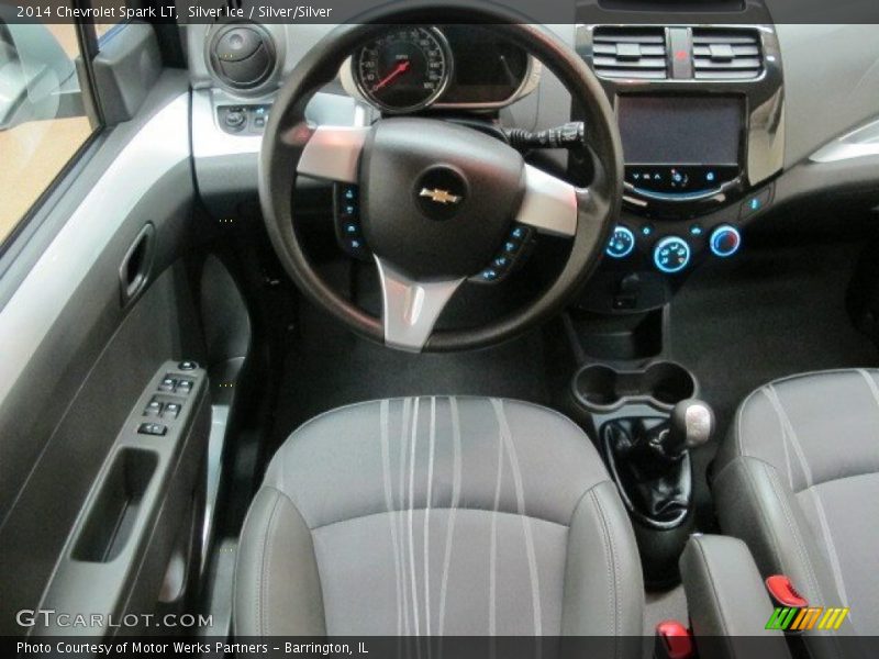 Silver Ice / Silver/Silver 2014 Chevrolet Spark LT