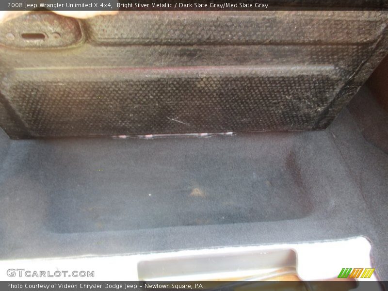 Bright Silver Metallic / Dark Slate Gray/Med Slate Gray 2008 Jeep Wrangler Unlimited X 4x4