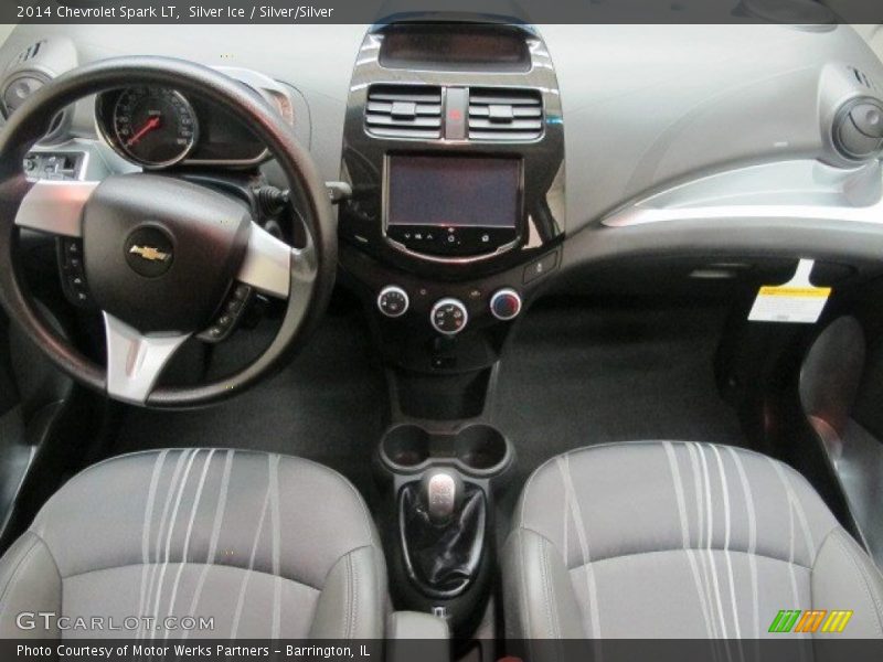 Silver Ice / Silver/Silver 2014 Chevrolet Spark LT