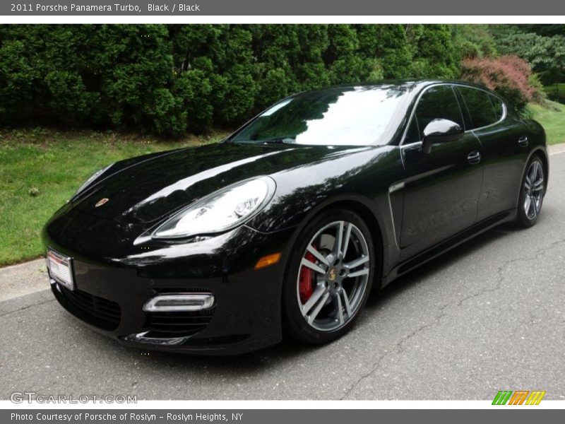 Black / Black 2011 Porsche Panamera Turbo