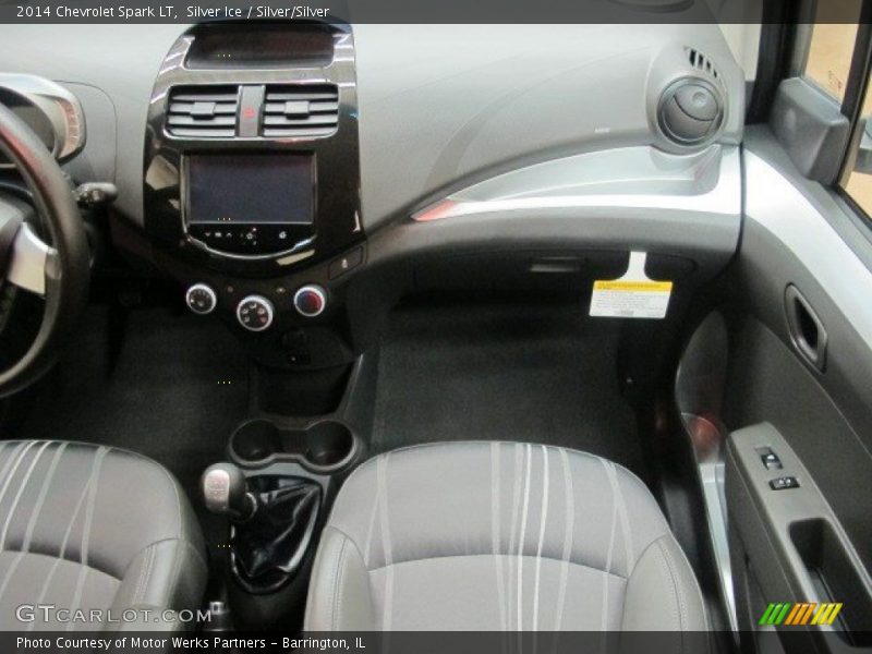 Silver Ice / Silver/Silver 2014 Chevrolet Spark LT