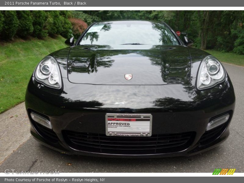 Black / Black 2011 Porsche Panamera Turbo