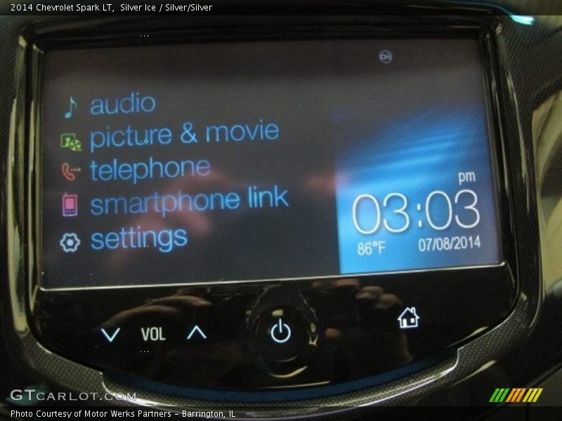 Silver Ice / Silver/Silver 2014 Chevrolet Spark LT