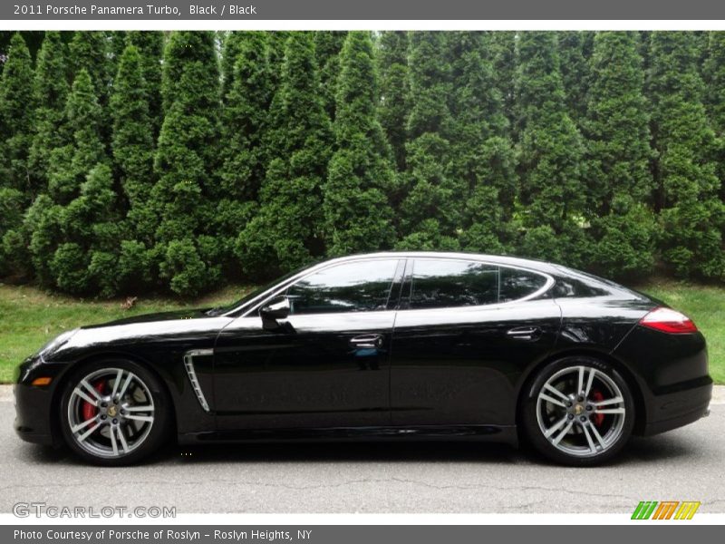 Black / Black 2011 Porsche Panamera Turbo