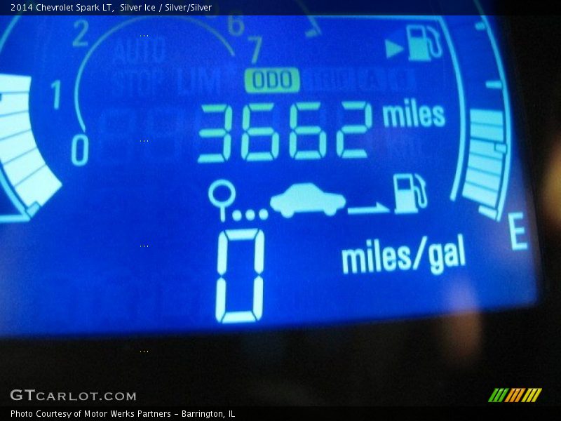 Silver Ice / Silver/Silver 2014 Chevrolet Spark LT