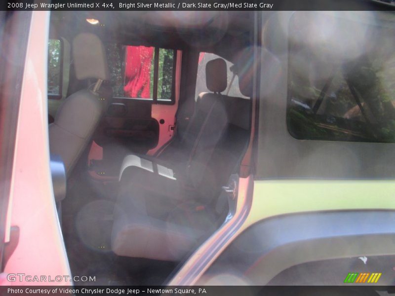 Bright Silver Metallic / Dark Slate Gray/Med Slate Gray 2008 Jeep Wrangler Unlimited X 4x4