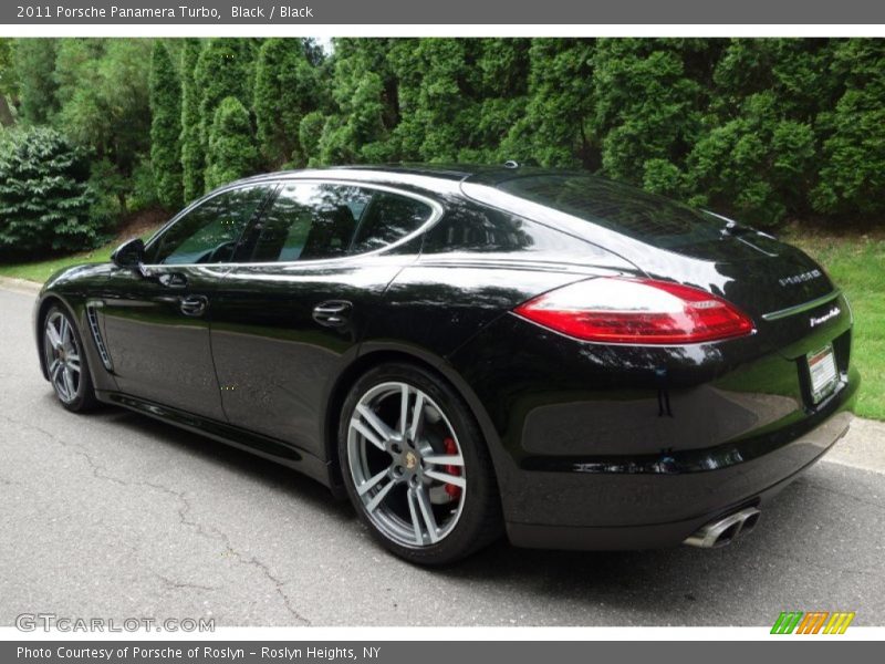 Black / Black 2011 Porsche Panamera Turbo