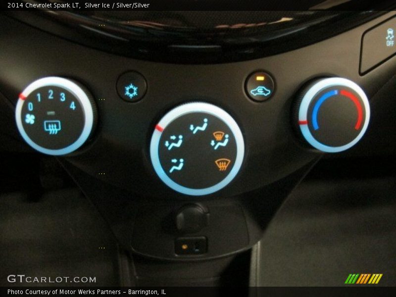 Silver Ice / Silver/Silver 2014 Chevrolet Spark LT