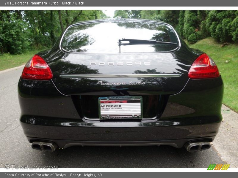 Black / Black 2011 Porsche Panamera Turbo