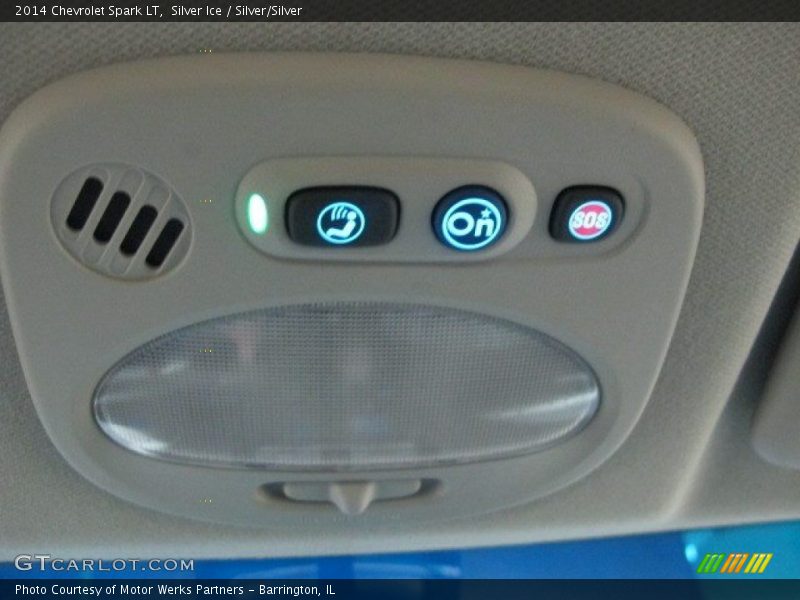 Silver Ice / Silver/Silver 2014 Chevrolet Spark LT