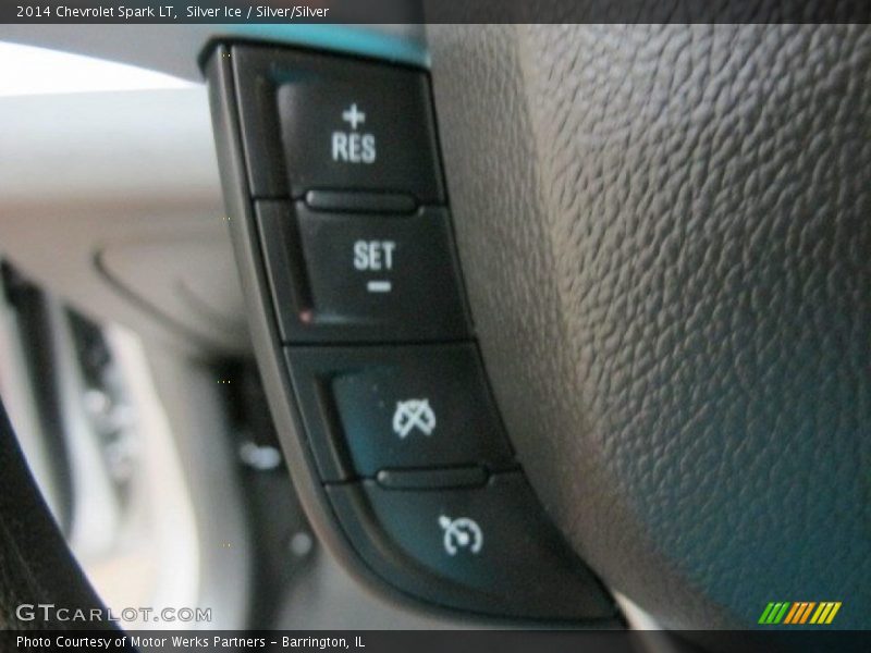 Silver Ice / Silver/Silver 2014 Chevrolet Spark LT