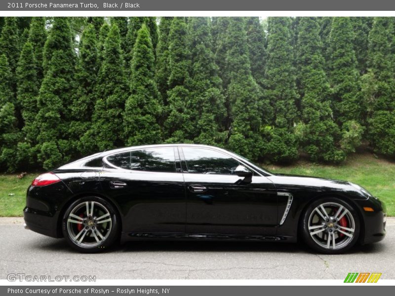 Black / Black 2011 Porsche Panamera Turbo