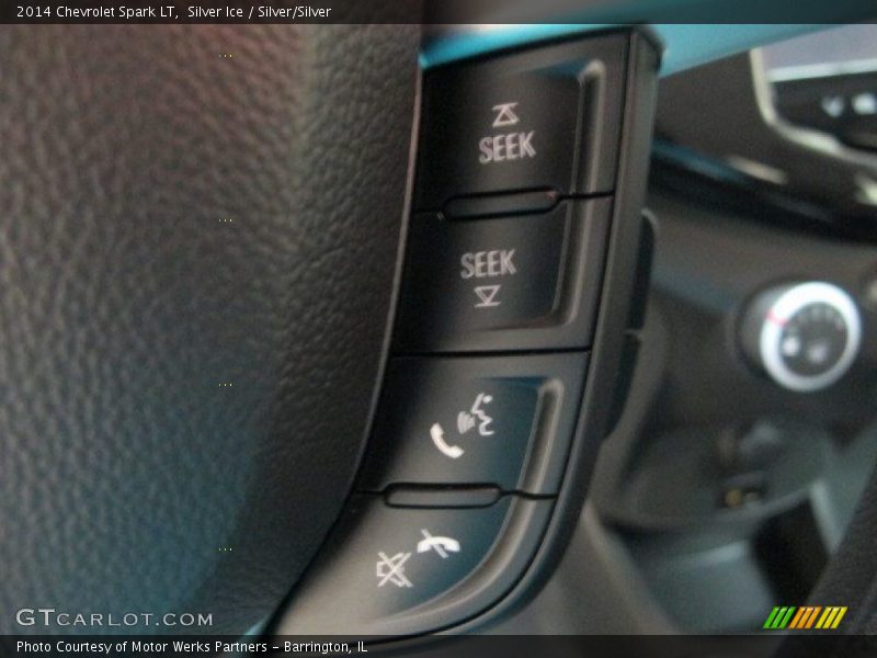 Silver Ice / Silver/Silver 2014 Chevrolet Spark LT