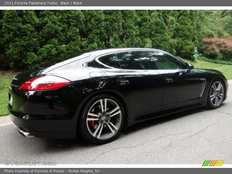 Black / Black 2011 Porsche Panamera Turbo