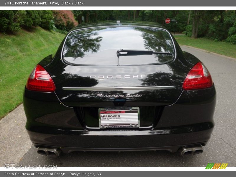 Black / Black 2011 Porsche Panamera Turbo