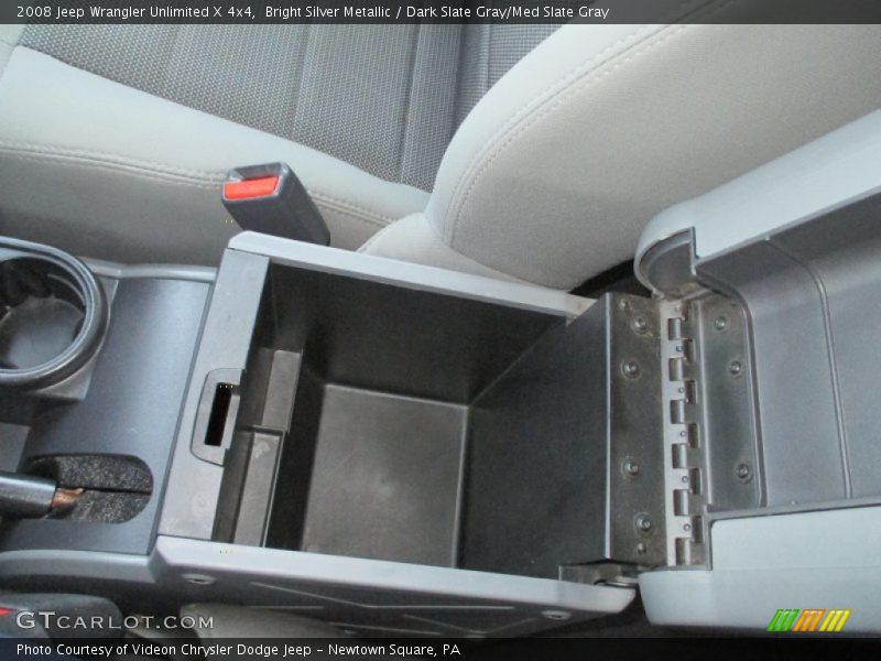 Bright Silver Metallic / Dark Slate Gray/Med Slate Gray 2008 Jeep Wrangler Unlimited X 4x4