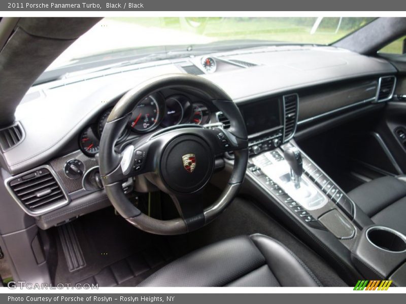 Black / Black 2011 Porsche Panamera Turbo
