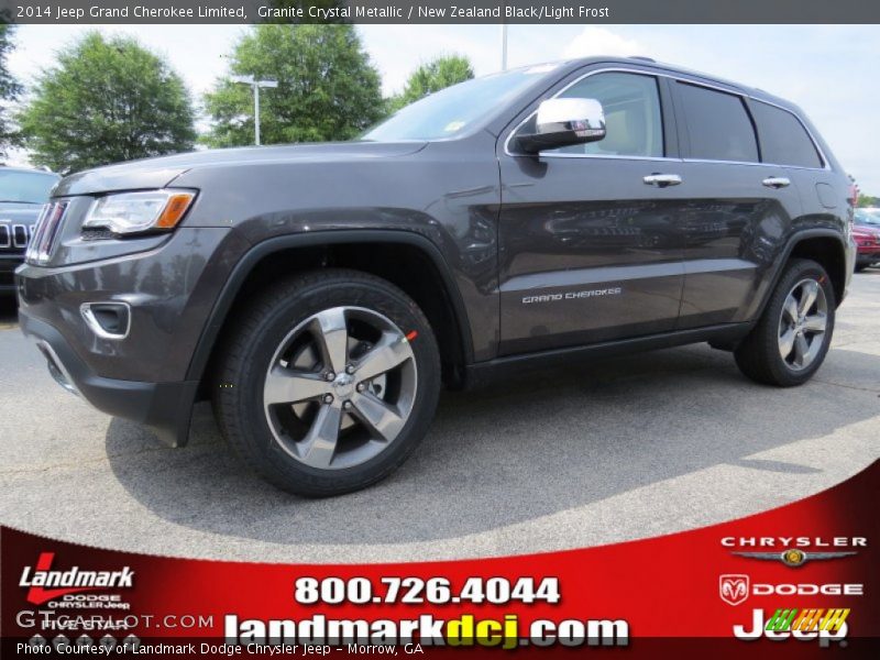 Granite Crystal Metallic / New Zealand Black/Light Frost 2014 Jeep Grand Cherokee Limited